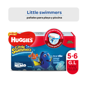 Pañal Huggies Little Swimmerst talla G