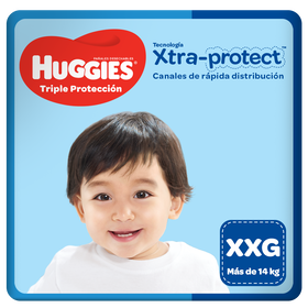Pañales Huggies Triple Protección XXG