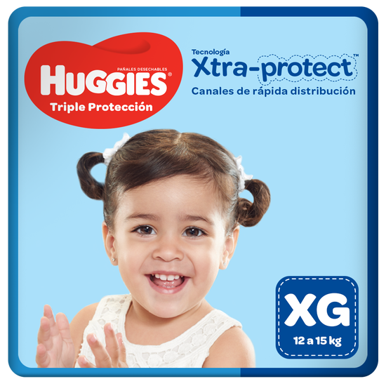 Pañales Huggies Triple Protección Talla XG